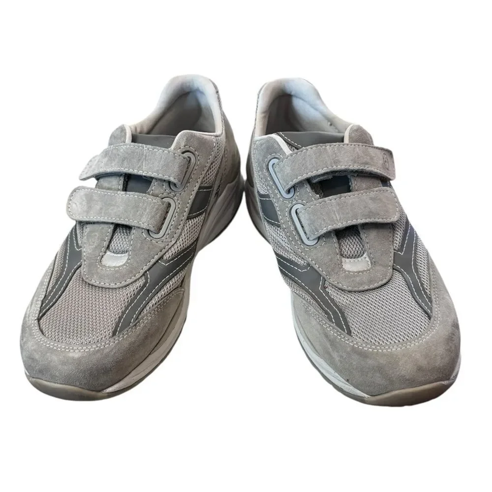 SAS JV Mesh EZ Strap Men's Gray Shoes Sneakers 9
